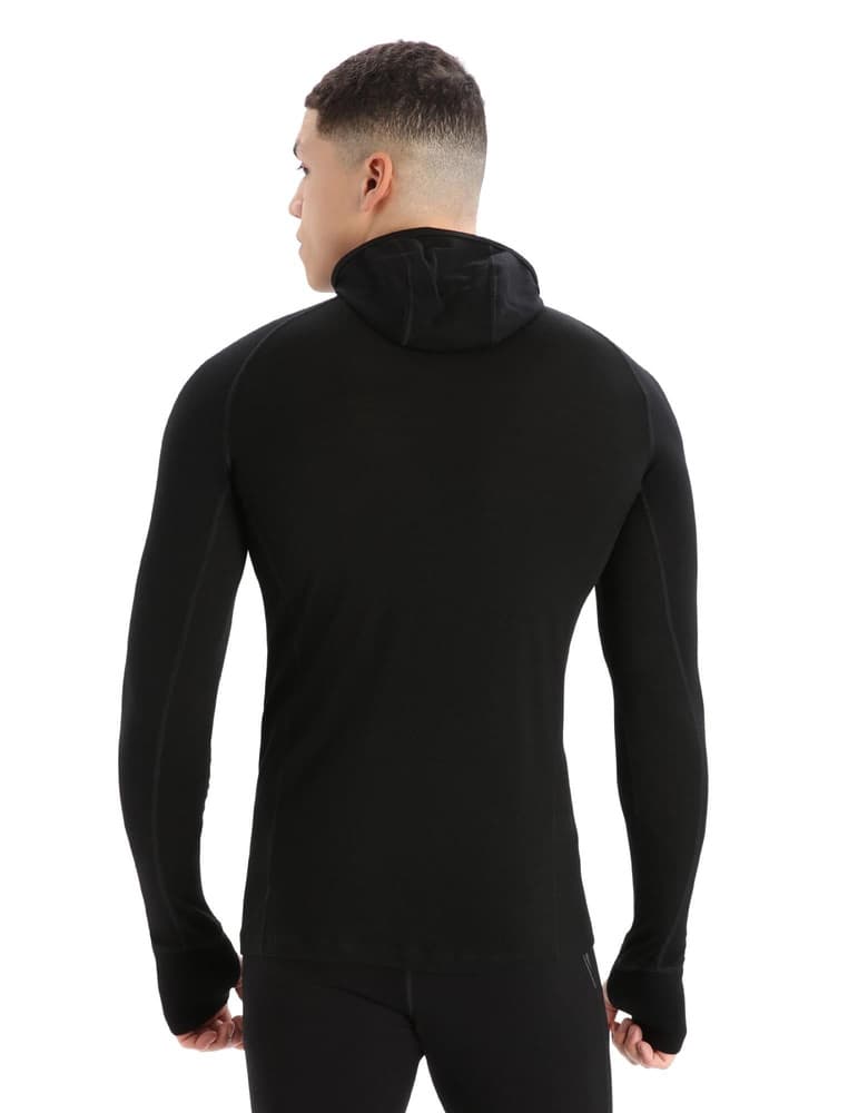 M ZoneKnit Insulated LS Hoodie Black, view: 1