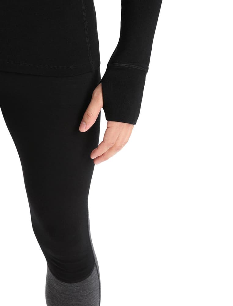 M ZoneKnit Insulated LS Hoodie Black, view: 3