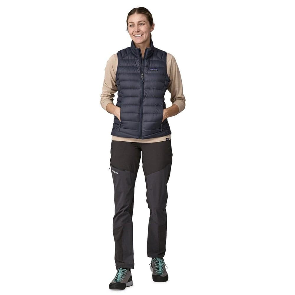 W's Down Sweater Vest Smolder Blue, view: 3