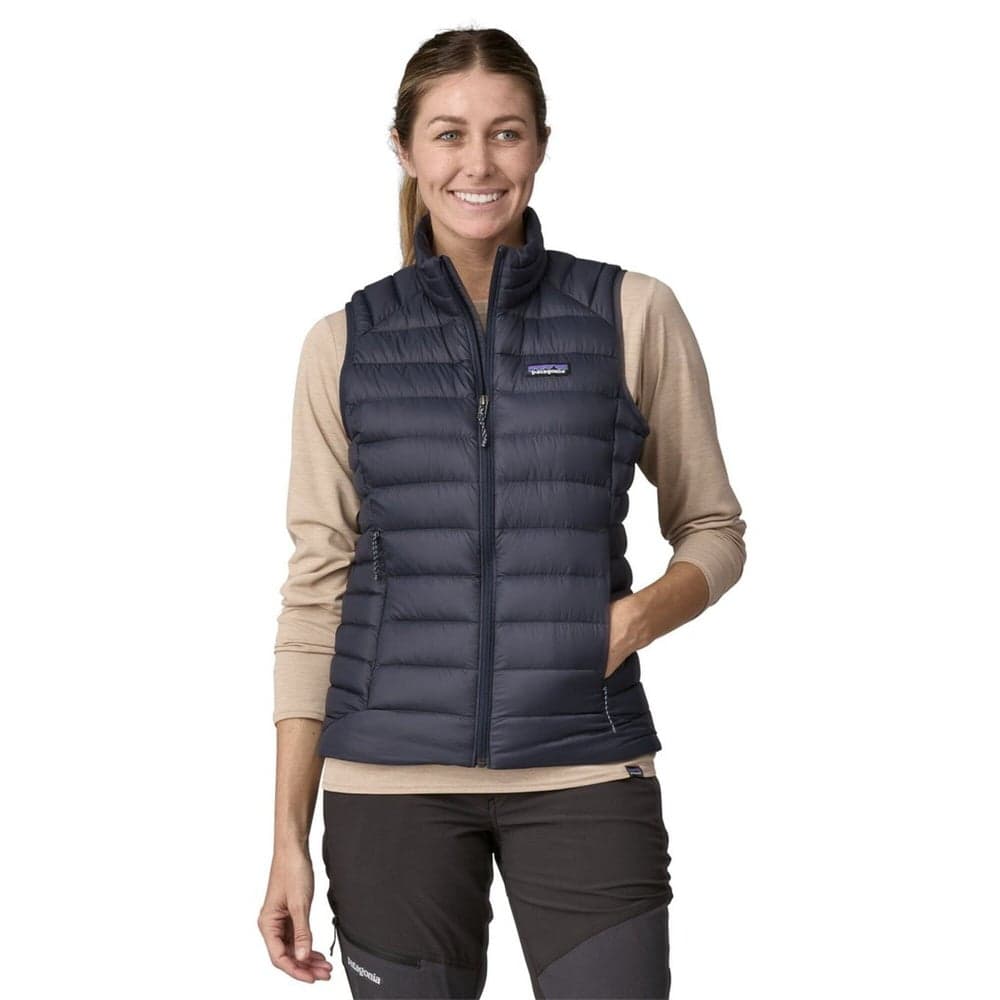 W's Down Sweater Vest Smolder Blue, view: 1