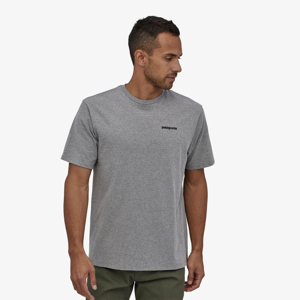M's P-6 Logo Responsibili-Tee Gravel Heather, view: 1