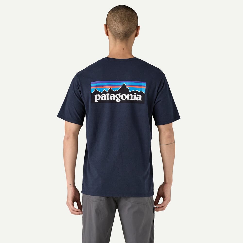 M's P-6 Logo Responsibili-Tee New Navy, view: 2