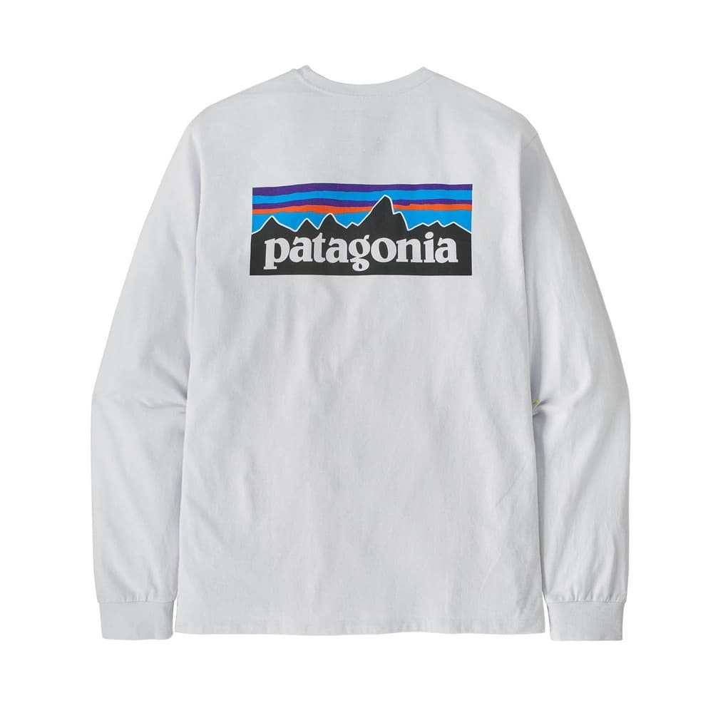 M's L/S P-6 Logo Responsibili-Tee White, view: 1