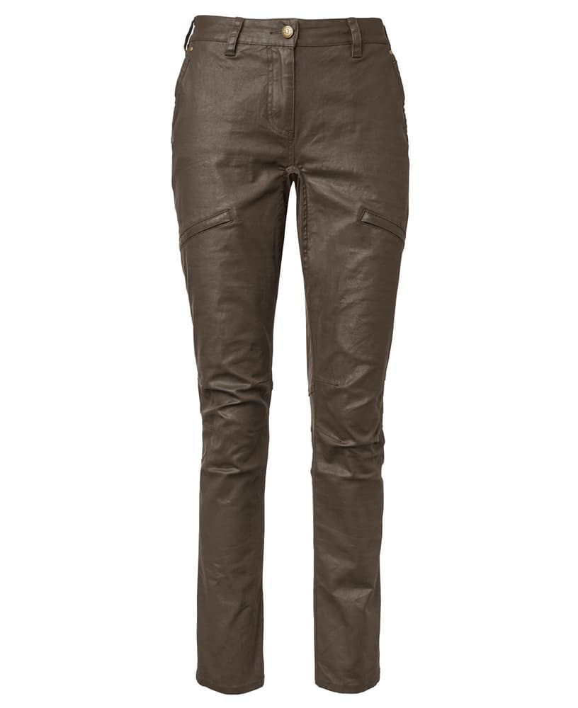 Vintage Original Pants Women Leather Brown, view: 0