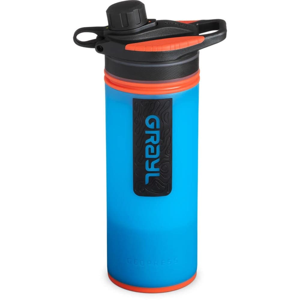 GeoPress® Purifier Bottle 710ml Bali Blue, view: 0