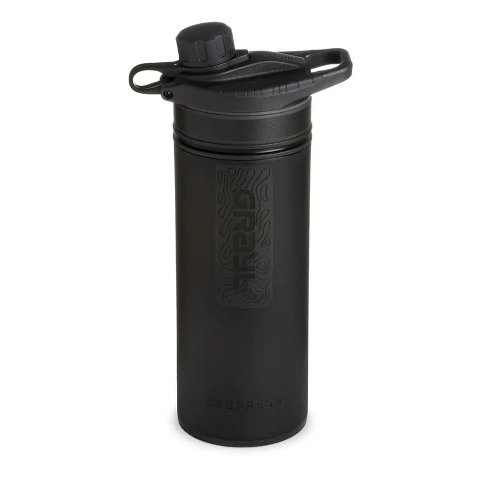 GeoPress® Purifier Bottle 710ml Covert Black, view: 0