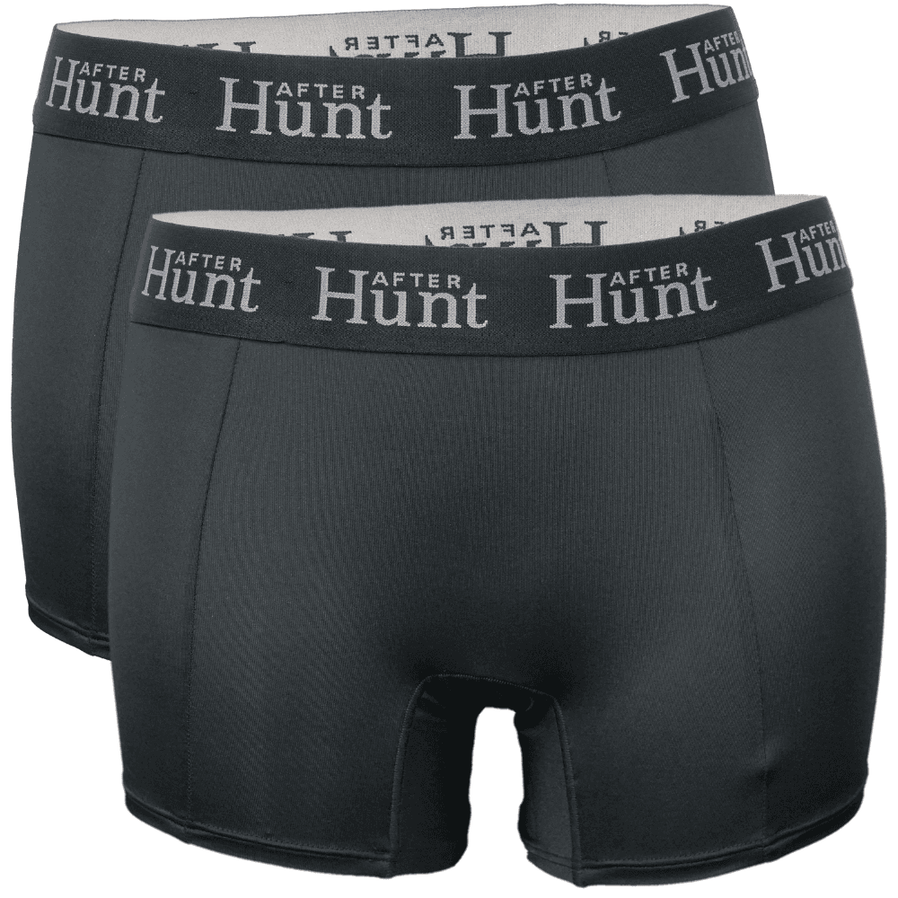 Womens Boxer Underwear Long 2-pack Black, view: 0