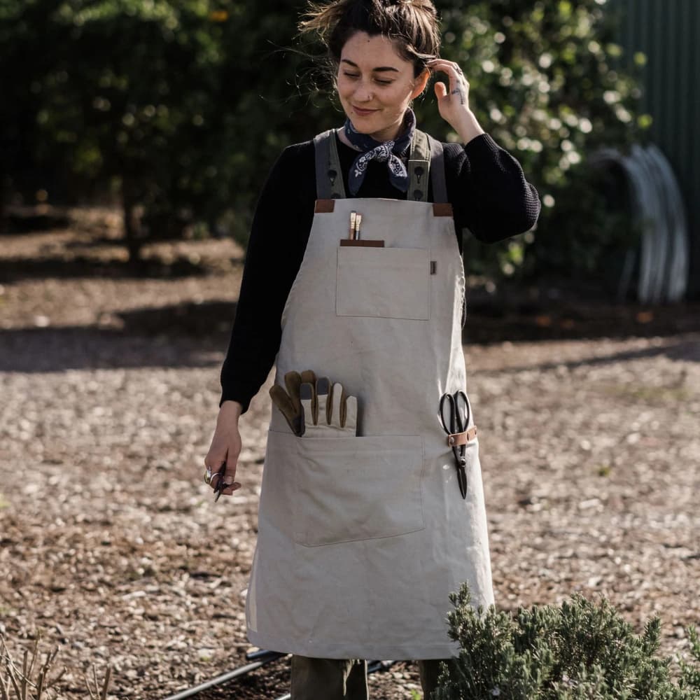 Chef Grilling Apron Stone, view: 7