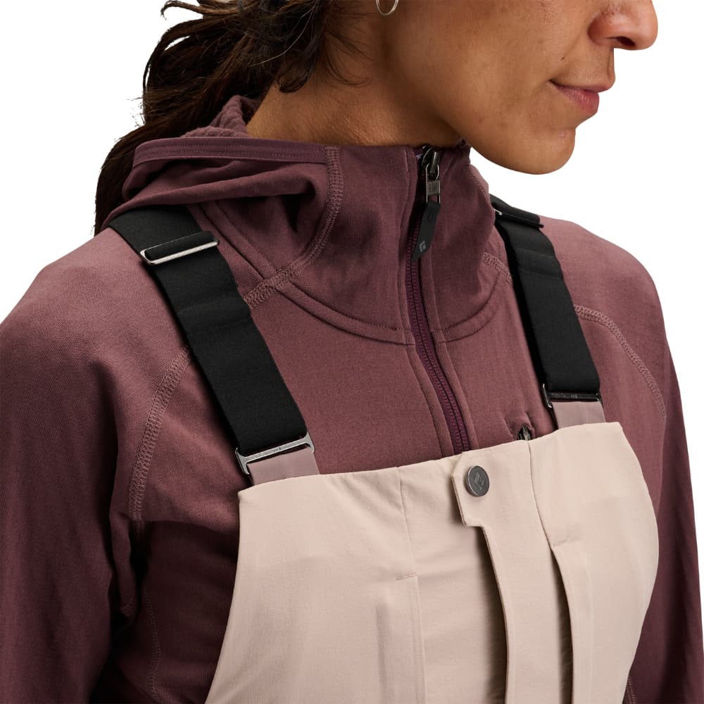 W's Recon Stretch Bibs Pale Mauve-Dark Mauve, view: 4