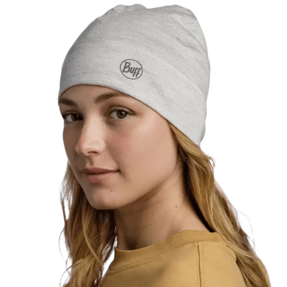 Beanie Merino Lightweight Solid Cloud, view: 2