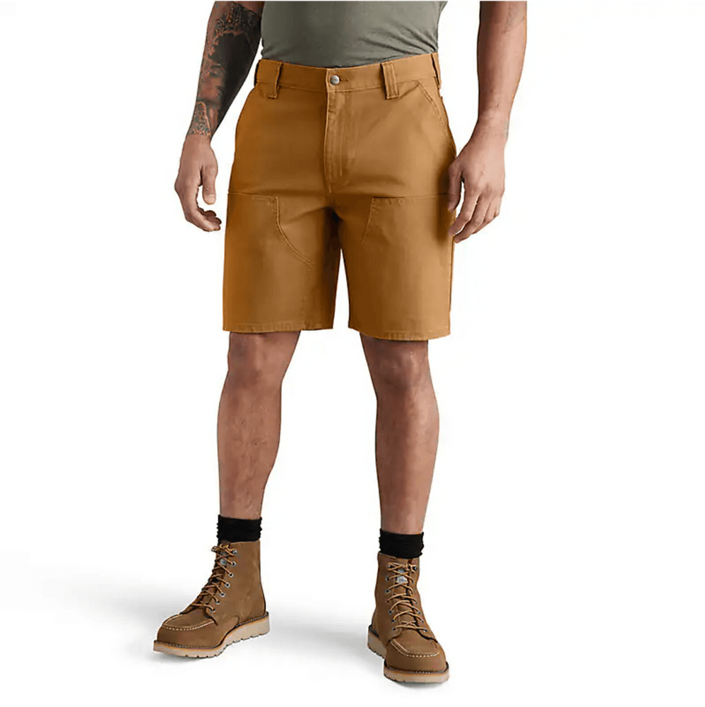 Duck Double Front Shorts CARHARTT® BROWN, view: 0