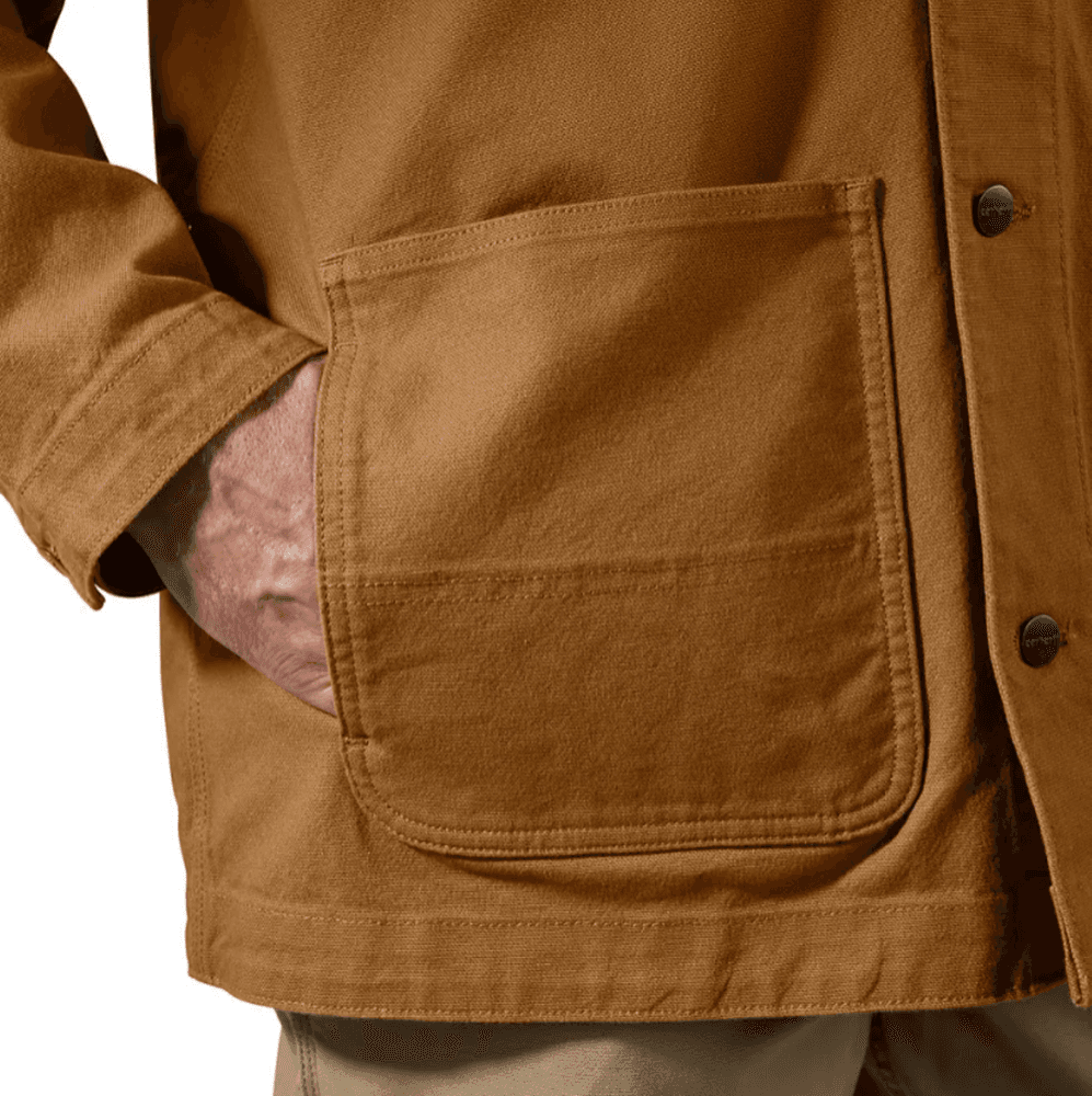 Duck Loose Fit Chore Coat CARHARTT® BROWN, view: 3