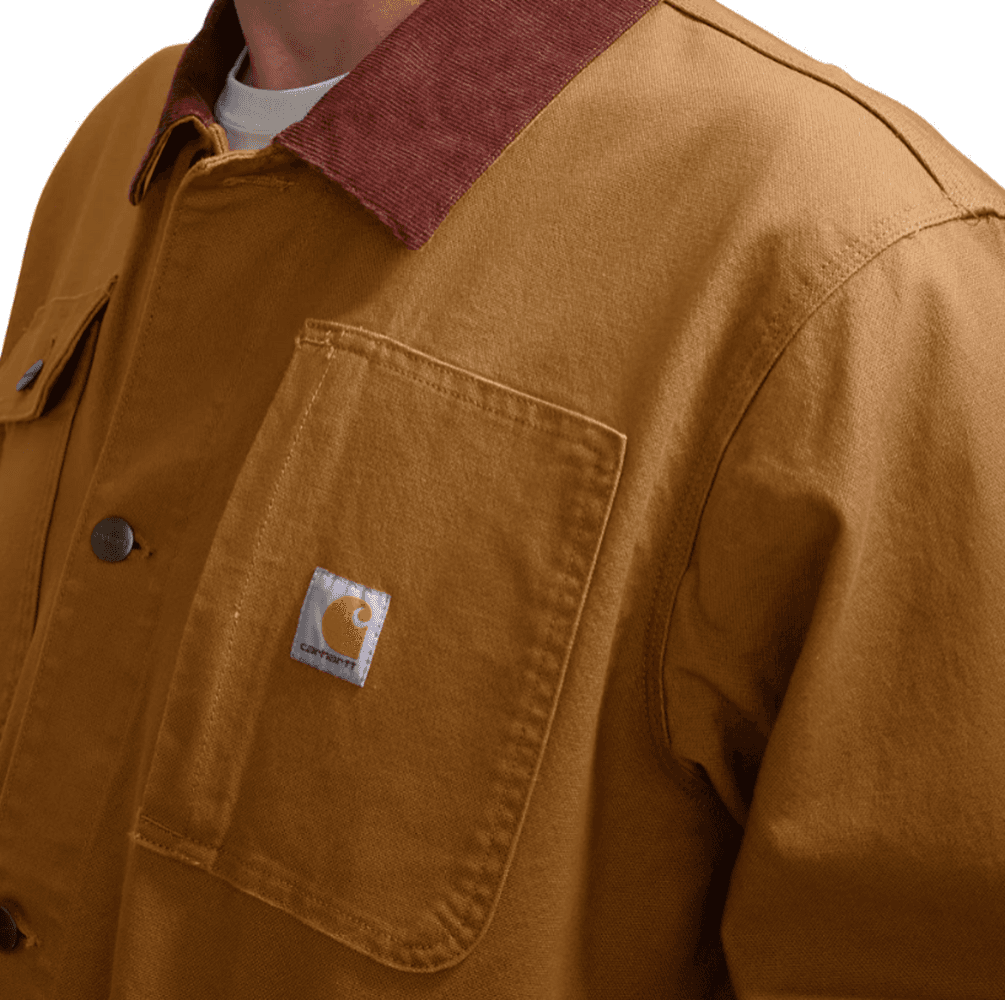 Duck Loose Fit Chore Coat CARHARTT® BROWN, view: 4