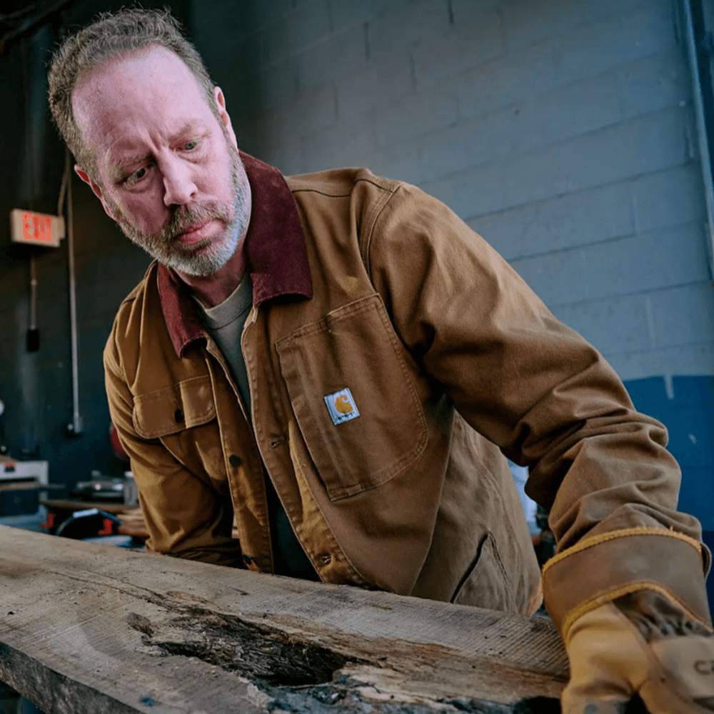Duck Loose Fit Chore Coat CARHARTT® BROWN, view: 1