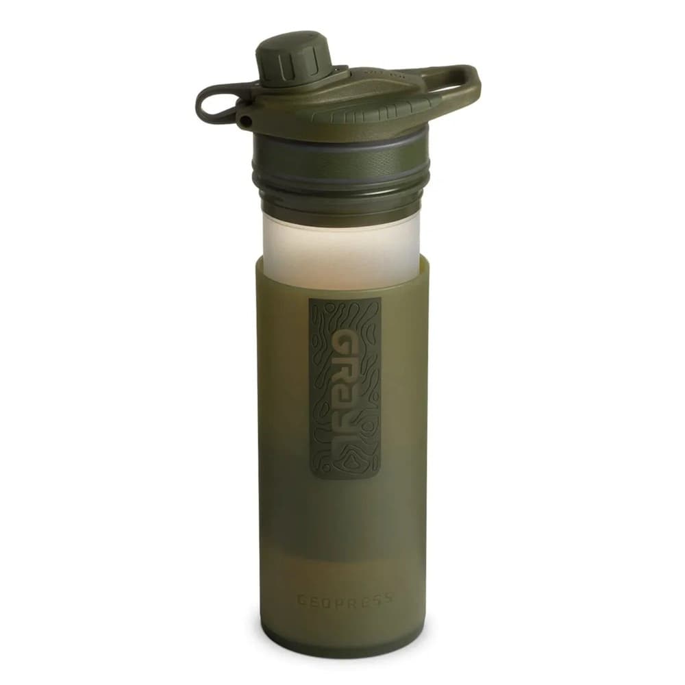 GeoPress® Purifier Bottle 710ml Olive Drab, view: 3