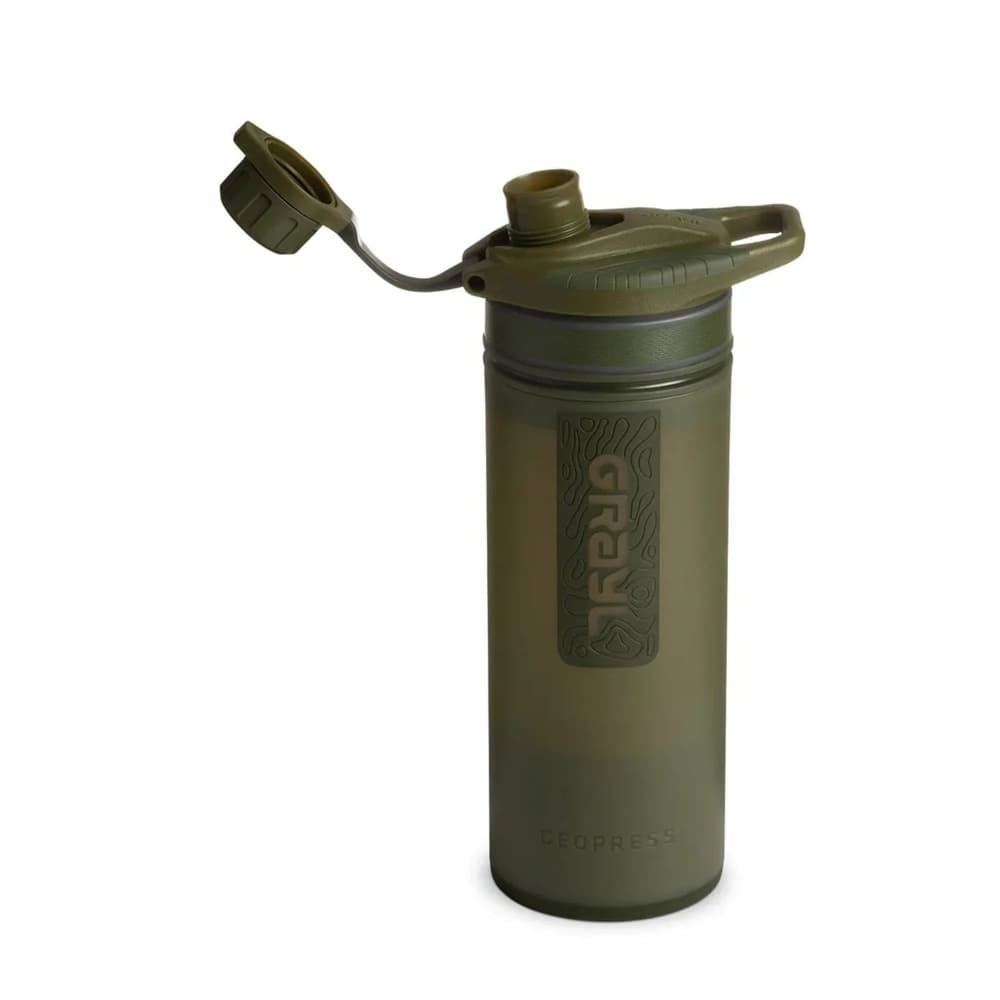 GeoPress® Purifier Bottle 710ml Olive Drab, view: 2
