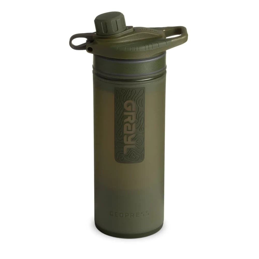 GeoPress® Purifier Bottle 710ml Olive Drab, view: 0