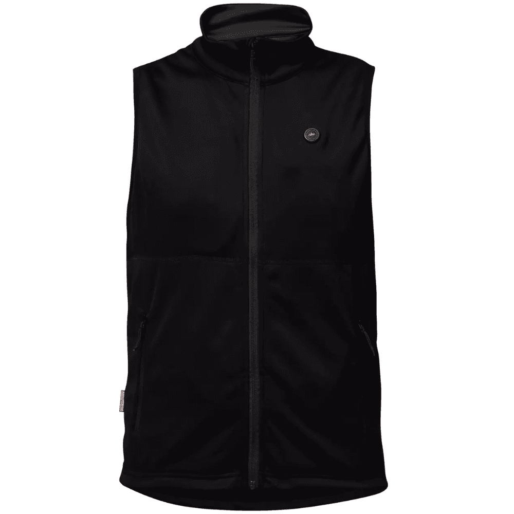 Heatx Heated Fleece Vest Mens Black, view: 0
