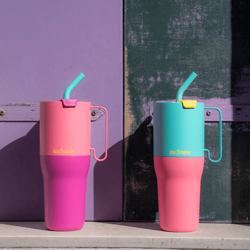 Rise Tumbler 770ml (w/Straw & Flip Lid) Pink Lemonade Kaleidoscope, view: 1