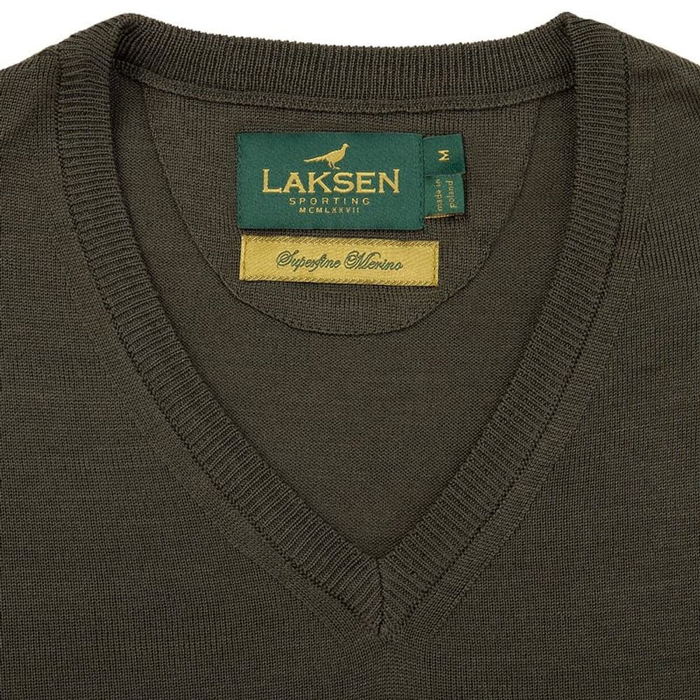 M's Sussex V-Neck Olive, view: 2
