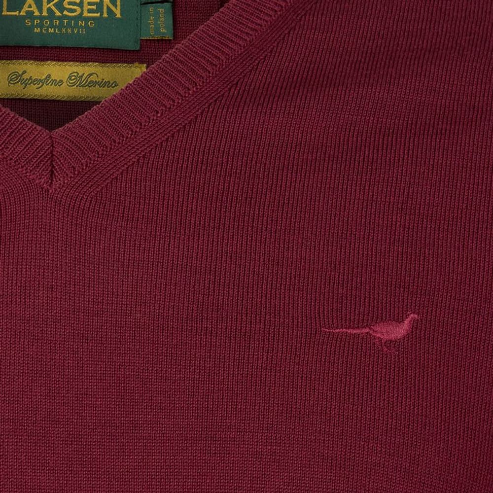 M's Sussex V-Neck Bordeaux, view: 2