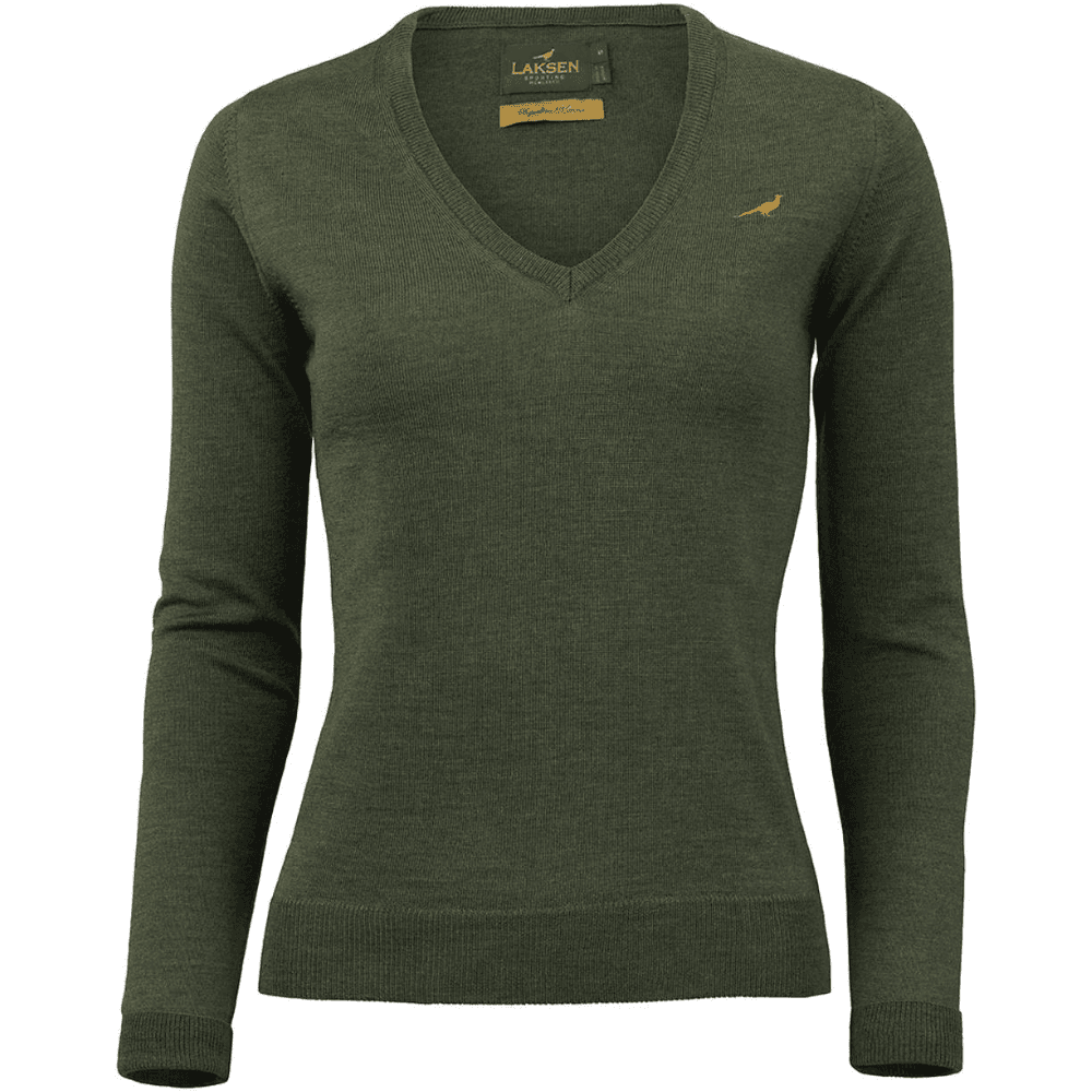 W's Camilla V-Neck Olive, view: 0