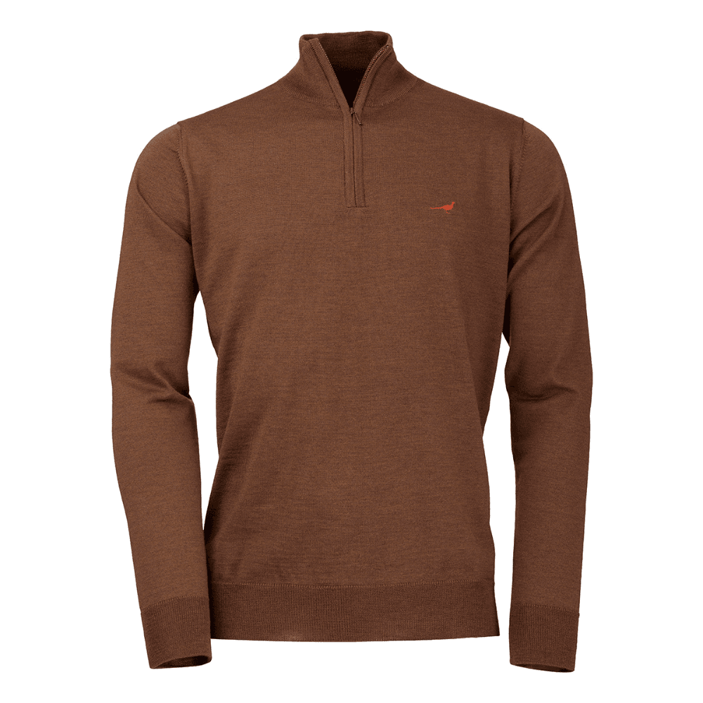 M's Norfolk Zip-Neck Rum, view: 0