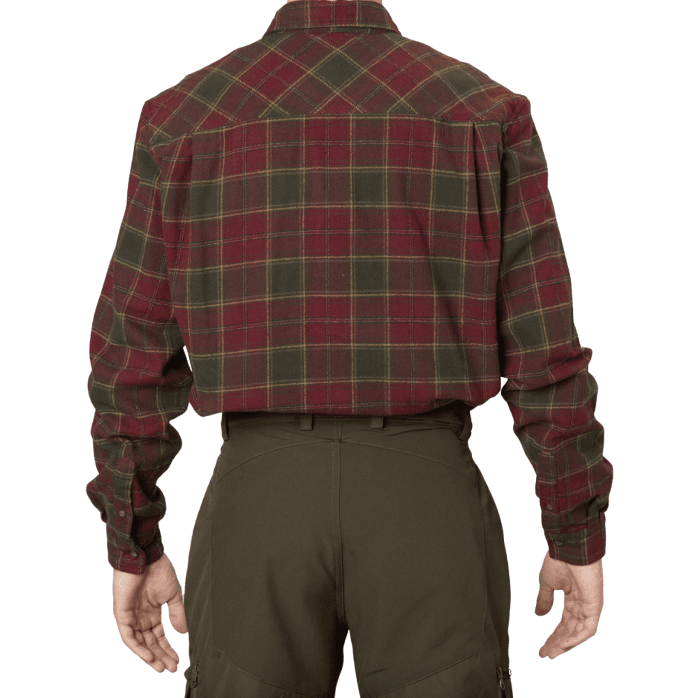Glen Flanellskjorte Red Forest Check, view: 3