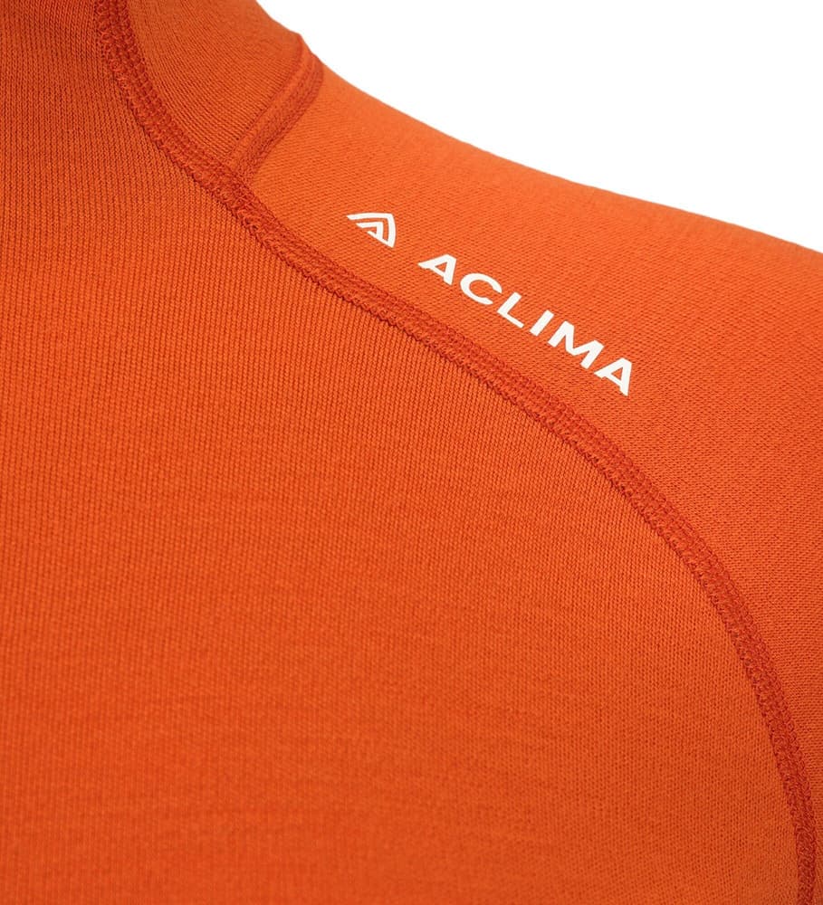 Aclima WarmWool Mockneck W's Gold Flame, view: 2