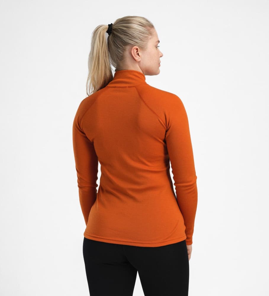 Aclima WarmWool Mockneck W's Gold Flame, view: 5