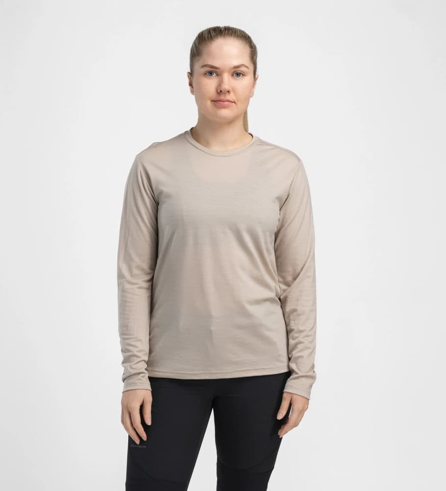 Lightwool 180 Crewneck Simply Taupe, view: 2