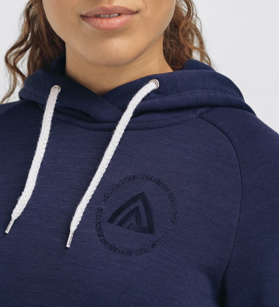 Aclima FleeceWool V2 Hoodie Woman Navy Blazer, view: 3