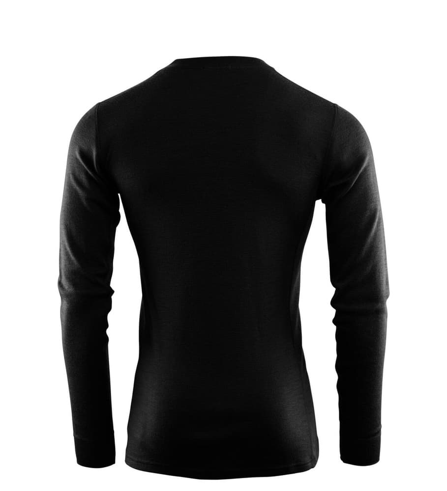 Aclima M's WarmWool Crewneck Shirt Jet Black, view: 1