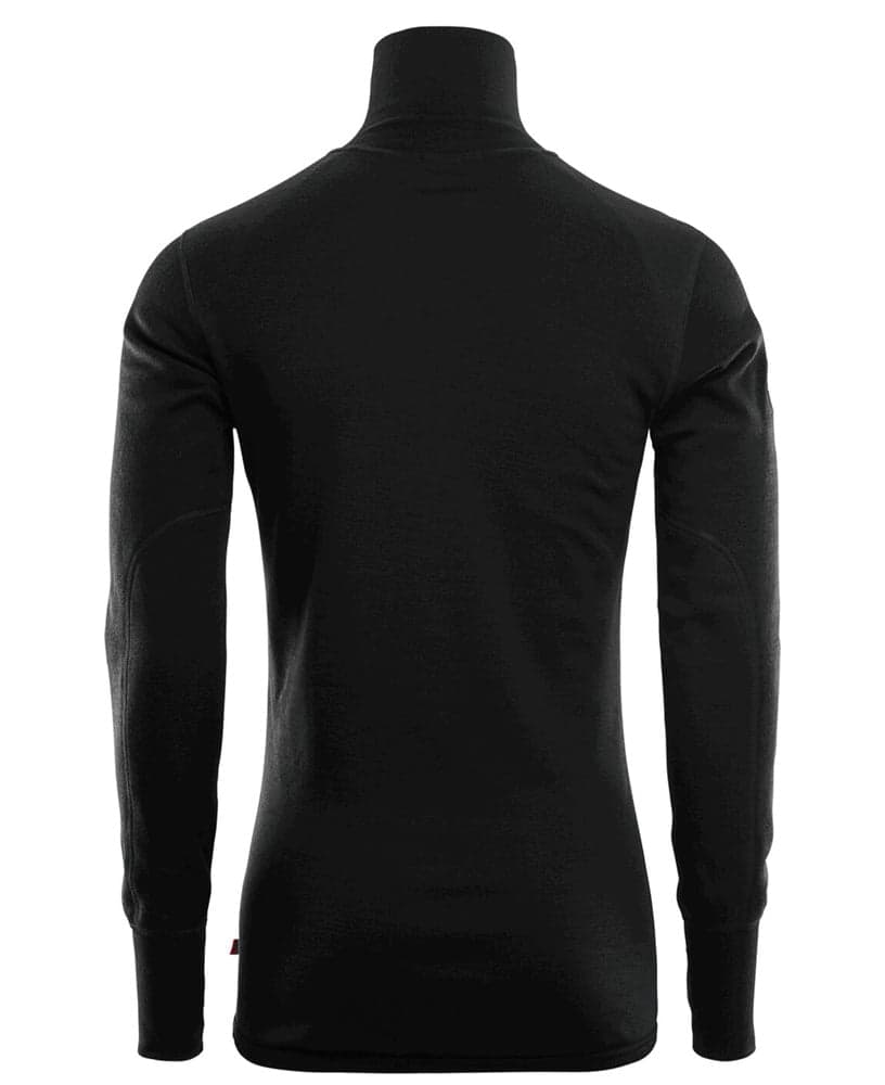 Aclima DoubleWool Polo Shirt Zip Man Jet Black/Marengo, view: 1