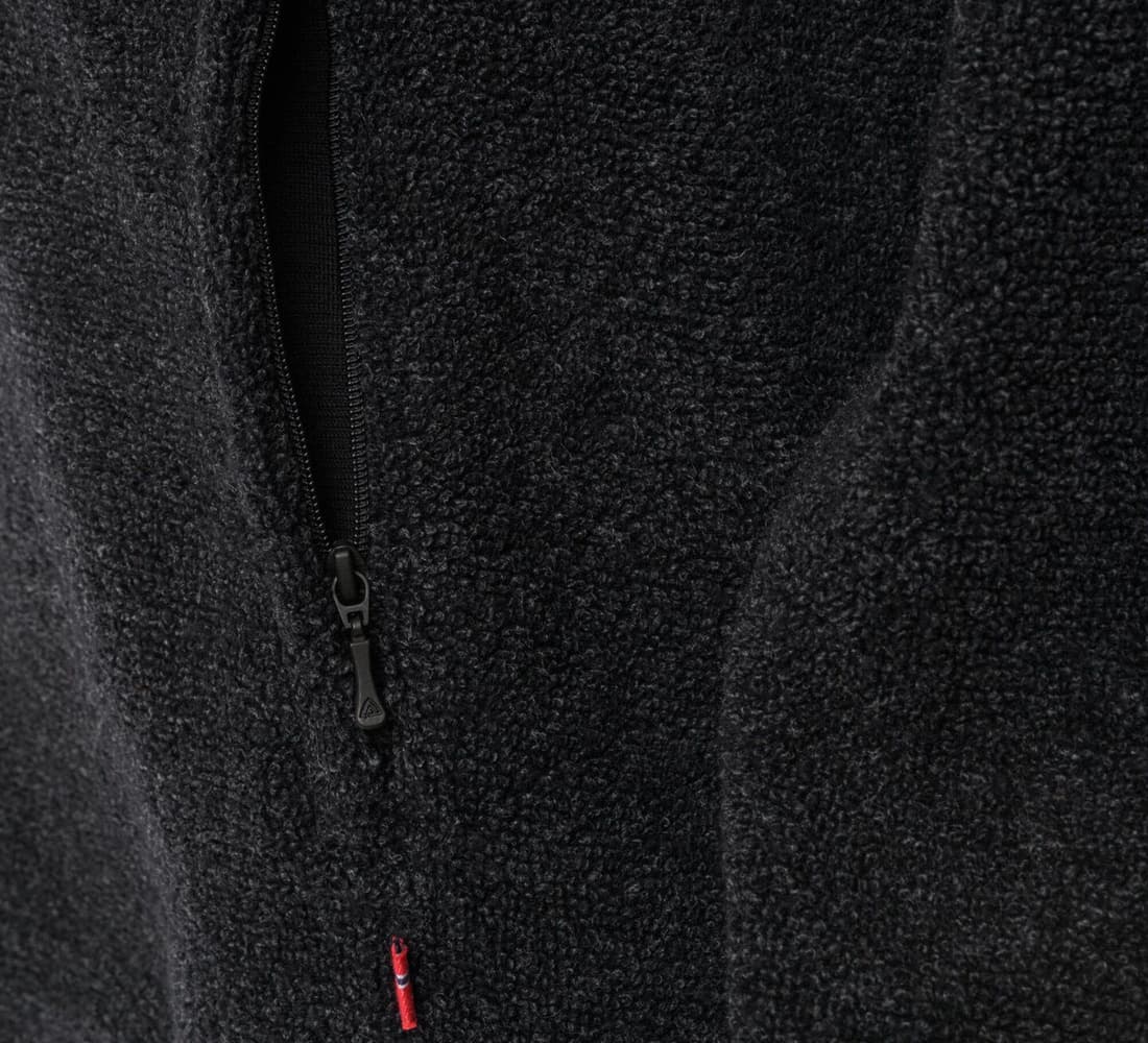 Aclima ReBorn Terry Pullover Unisex Dark Grey Melange, view: 5