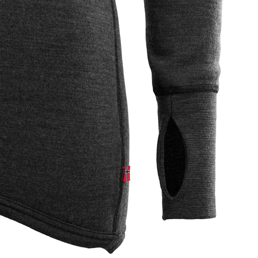 Aclima DoubleWool Polo Shirt Zip Woman Marengo/Jet Black, view: 3