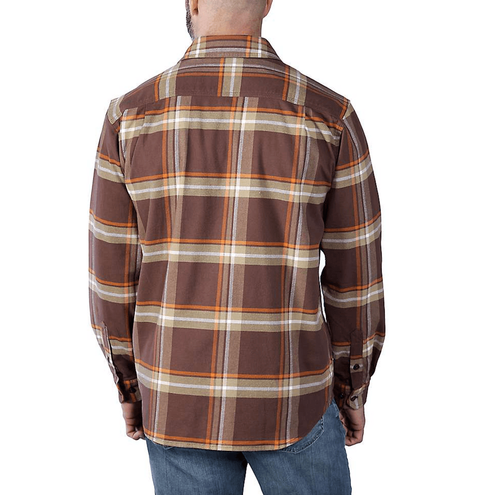 Flannel L/S Plaid Shirt Chestnut, view: 1