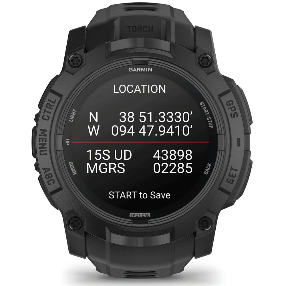 Instinct® 3 50 mm AMOLED Tactical Edition Svart med Svart Armband, view: 4