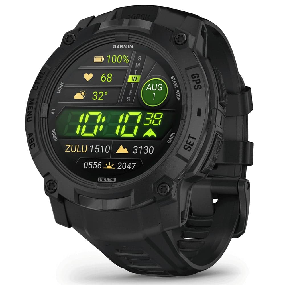 Instinct® 3 50 mm AMOLED Tactical Edition Svart med Svart Armband, view: 1