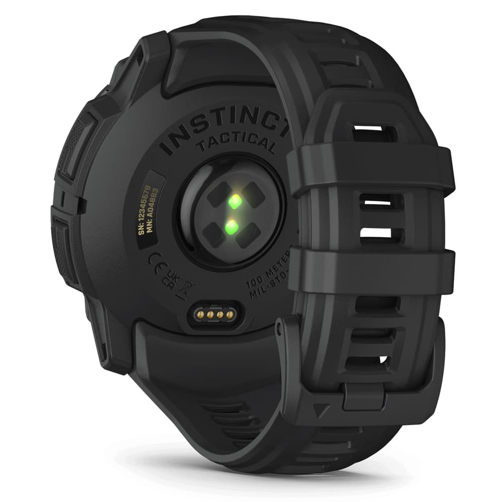 Instinct® 3 50 mm AMOLED Tactical Edition Svart med Svart Armband, view: 7