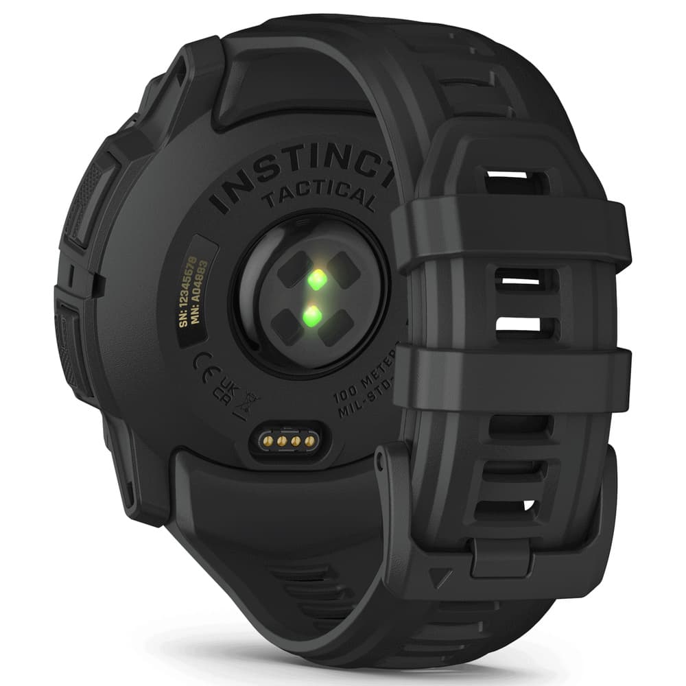 Instinct® 3 50 mm Solar Tactical Edition Svart med Svart Armband, view: 7