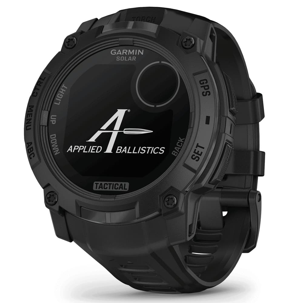 Instinct® 3 50 mm Solar Tactical Edition Svart med Svart Armband, view: 1
