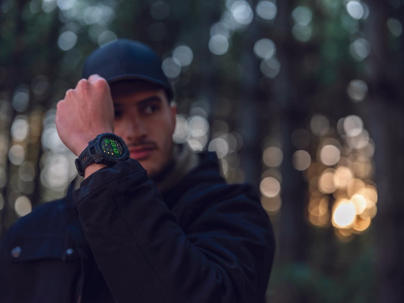 Instinct® 3 45 mm Solar Tactical Edition Svart med Svart Armband, view: 9