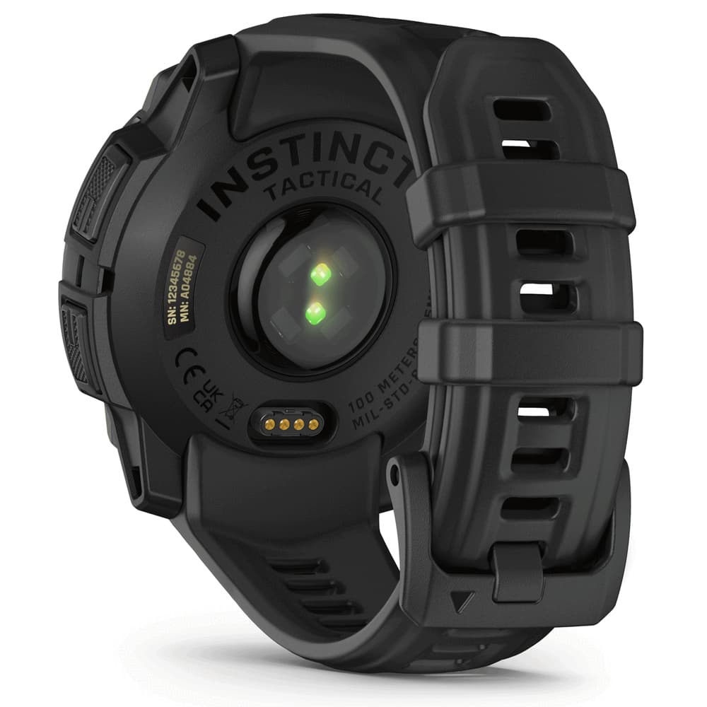 Instinct® 3 45 mm Solar Tactical Edition Svart med Svart Armband, view: 6