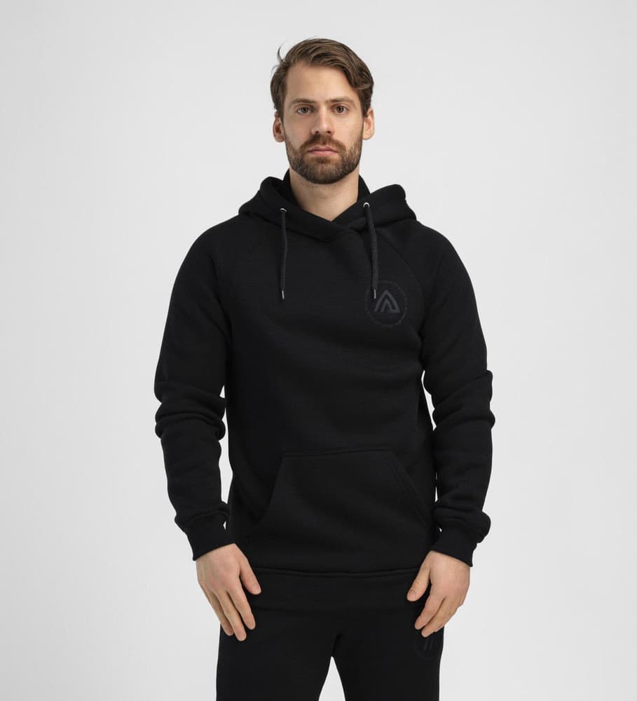 M's Fleecewool V2 Hoodie Jet Black, view: 3