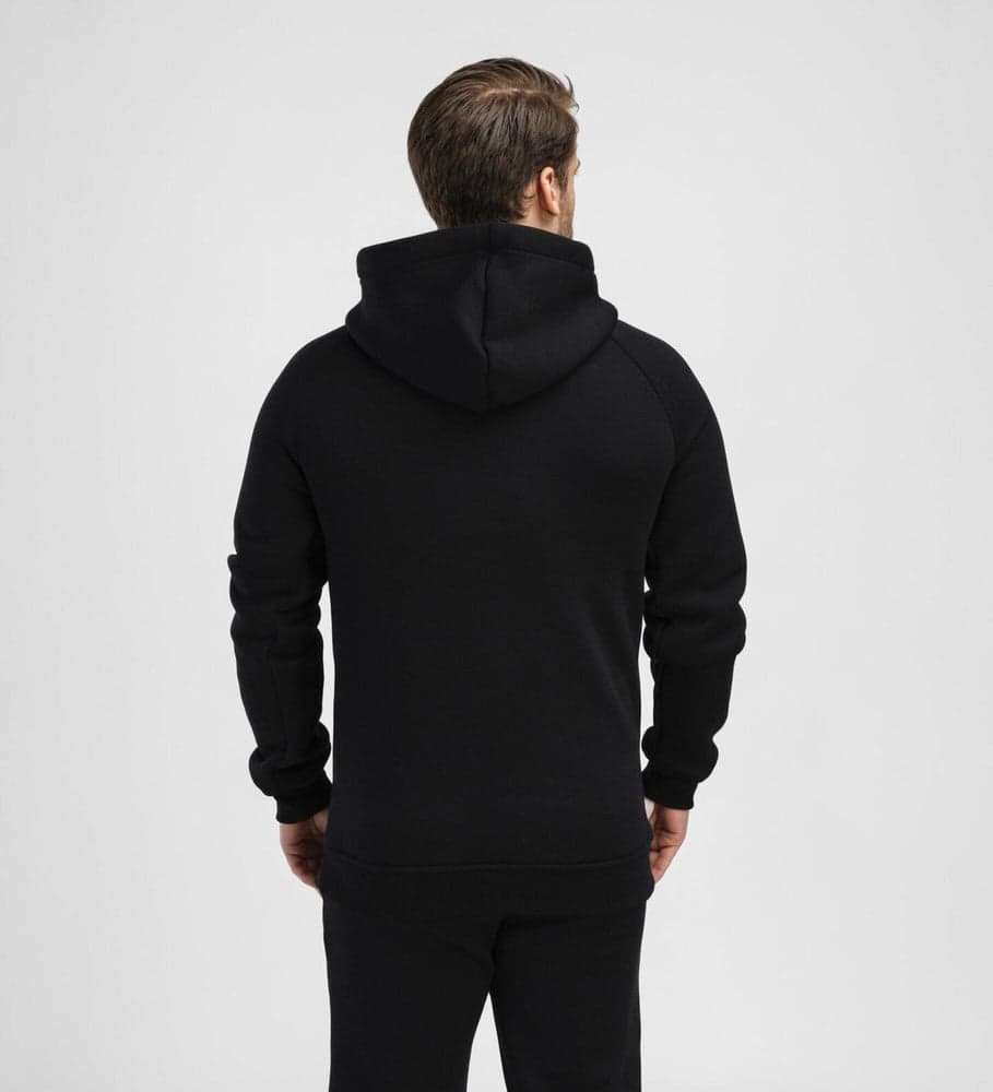 M's Fleecewool V2 Hoodie Jet Black, view: 5