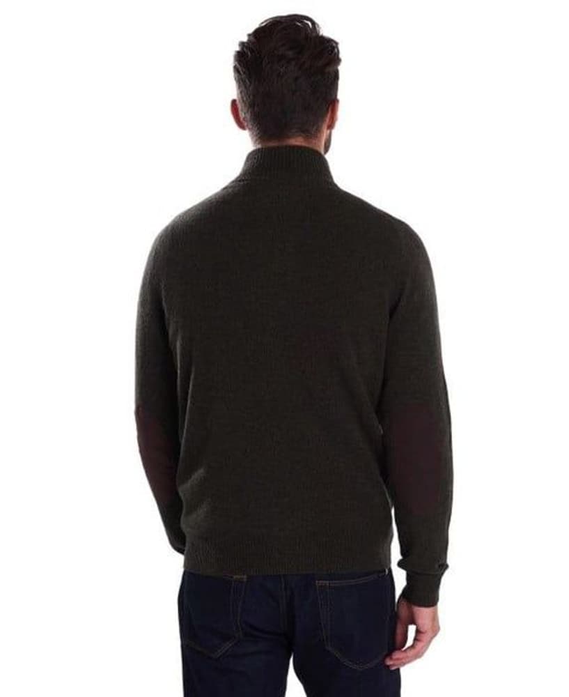 Ess Patch Zip Through Knitted Jumper Seaweed, view: 5