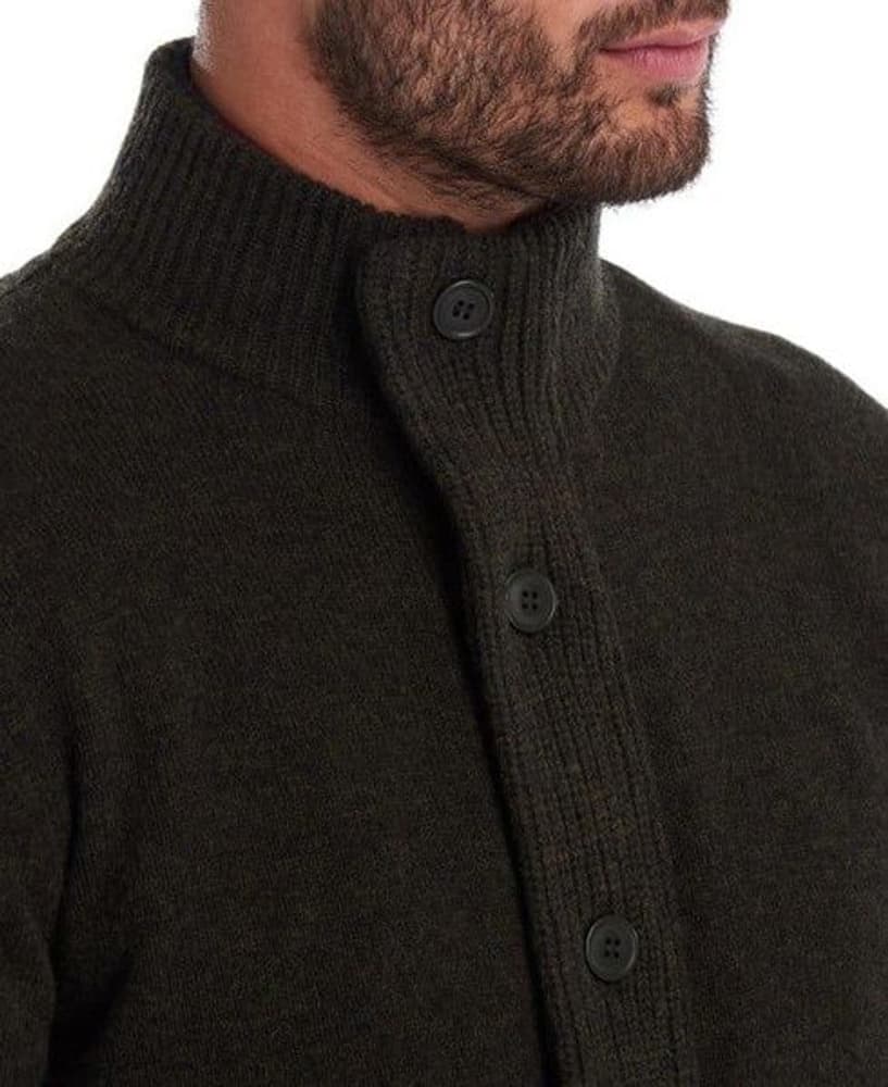 Ess Patch Zip Through Knitted Jumper Seaweed, view: 3