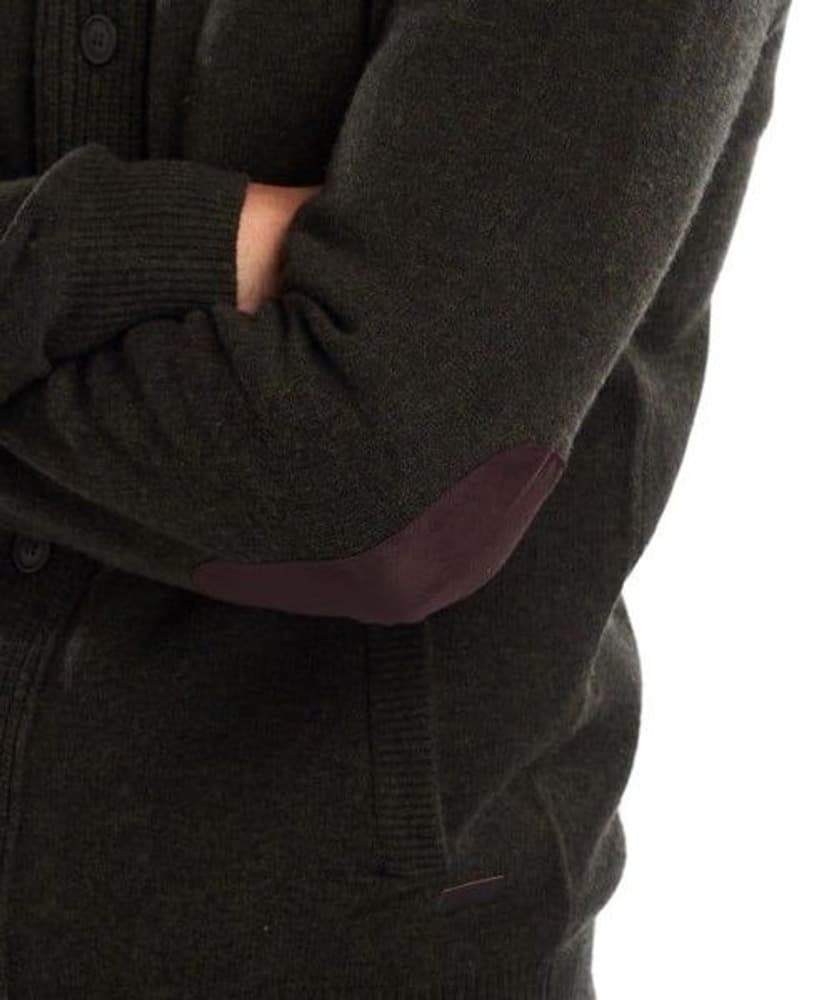 Ess Patch Zip Through Knitted Jumper Seaweed, view: 4
