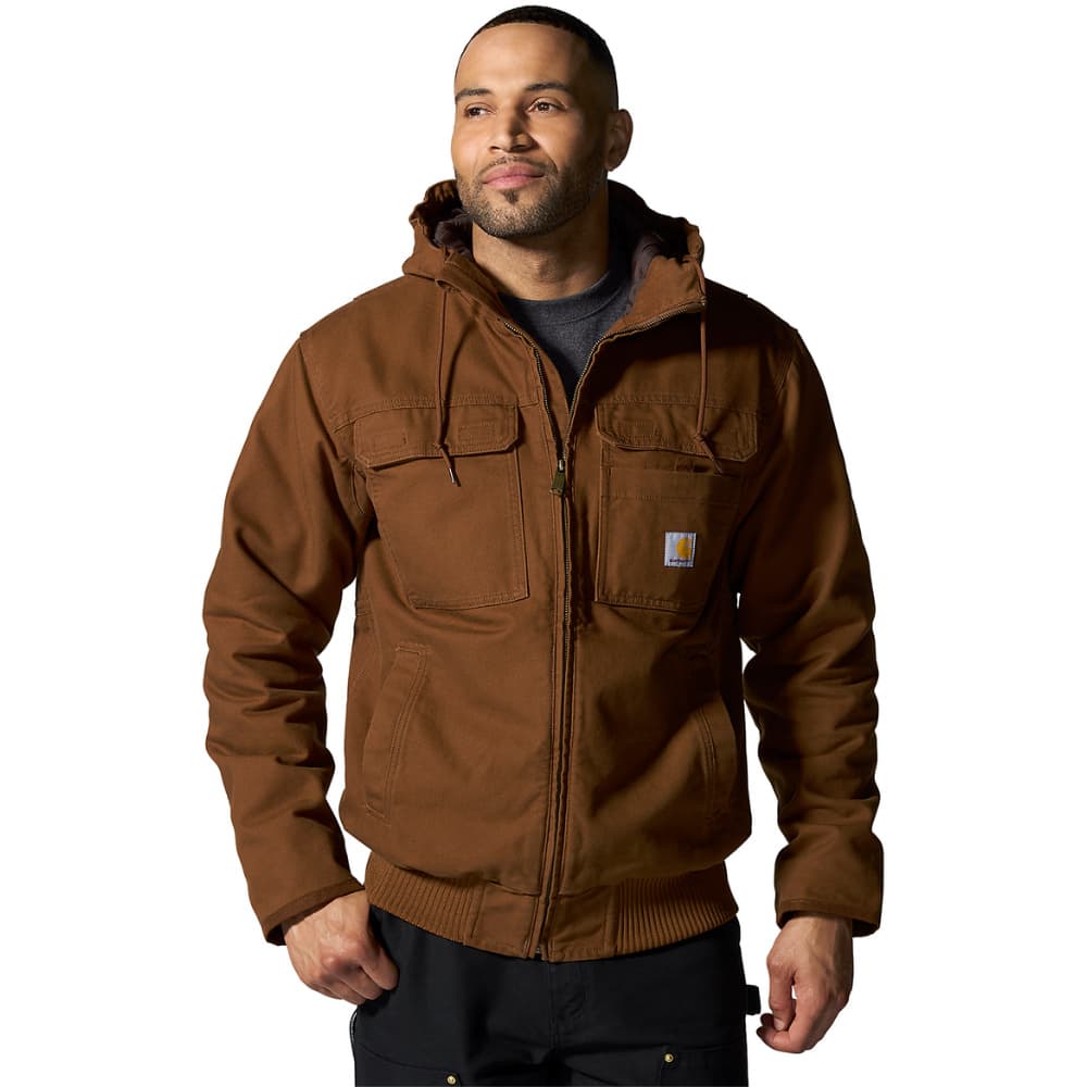Carhartt M's Washed Duck Insulated Active Jacket Red Duck, view: 1